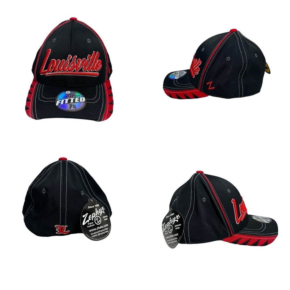 NWT University of Louisville Zephyr‎ Fitted Cap